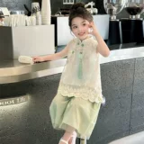 Летний детский тонкий комплект, китайский стиль