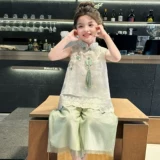 Летний детский тонкий комплект, китайский стиль