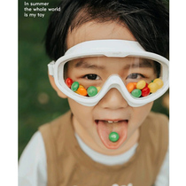 Photo studio location photography props childrens diving goggles swimming goggles baby pastoral photo glasses fashion outdoor shooting funny