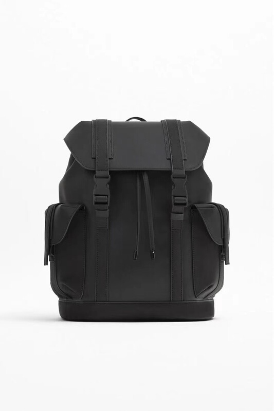 New Men's Backpack, Black Laminated Explorer Backpack, Large Capacity Travel Computer Bag, Campus Style School Bag, Trendy