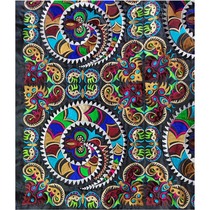 Ethnic style long embroidery lace stage costumes hotel decoration embroidery accessories bird clothes accessories