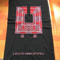 Guilin Guangxi ethnic costume embroidery cross stitch imitation handmade machine embroidery pieces collar and shoulder suit