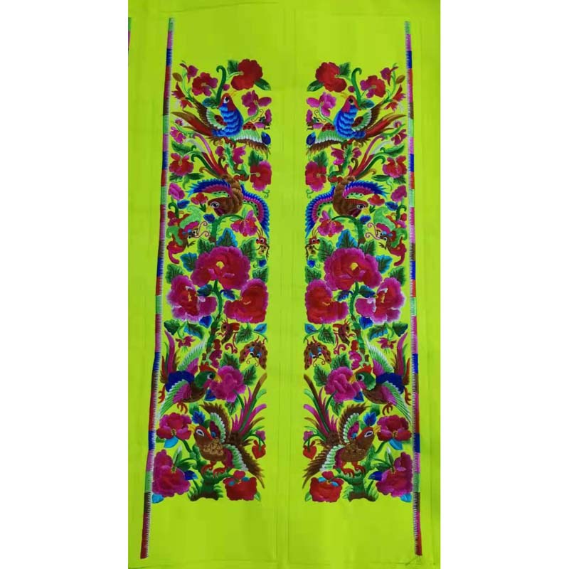 Miao embroidered in pairs fine champ machine embroidered embroidered couplets embroidered embroidered pieces of various fashion items for low price