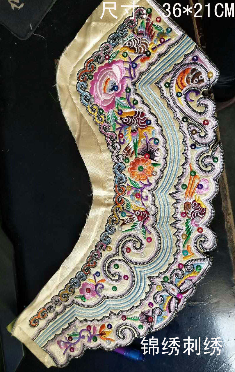 Exquisite national characteristics embroidery embroidery clothing bag home decoration handmade DIY accessories