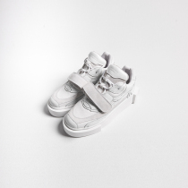 The Dirty Collection Pure White trendy mens wild casual thick-soled sneakers