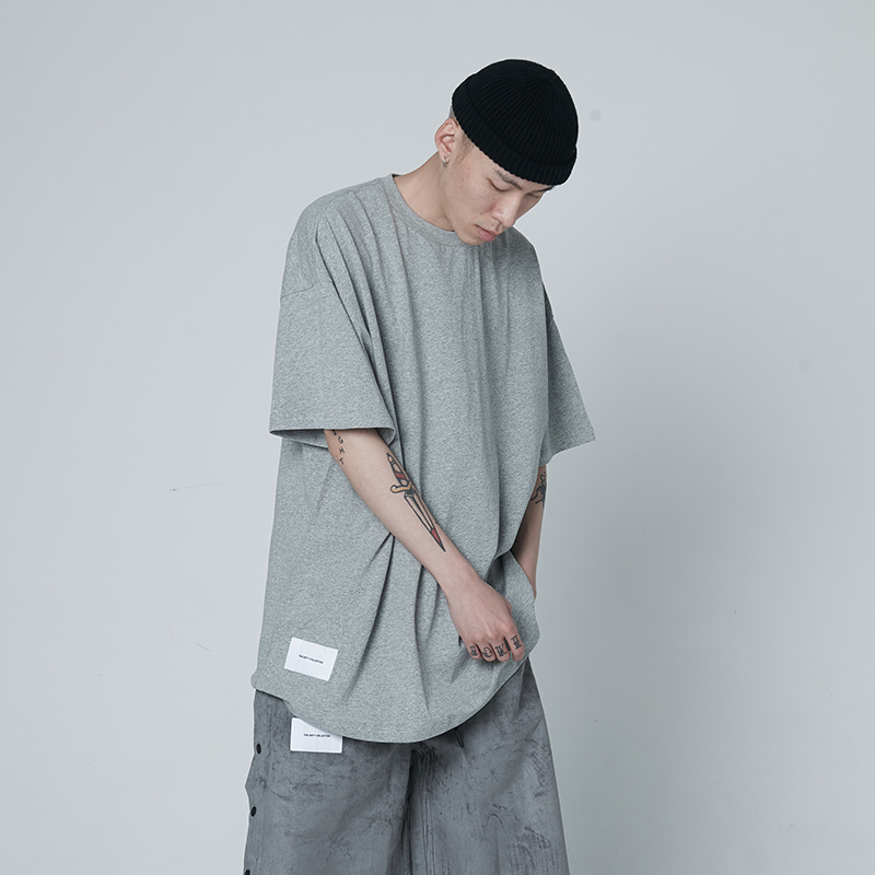 The Dirty Collection solid color interior with base three color base versatile cotton half sleeve t-shirt