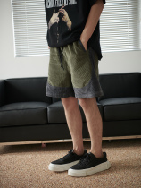 The Dirty Collection corduroy color drawstring casual tidal brand five-point loose big shorts