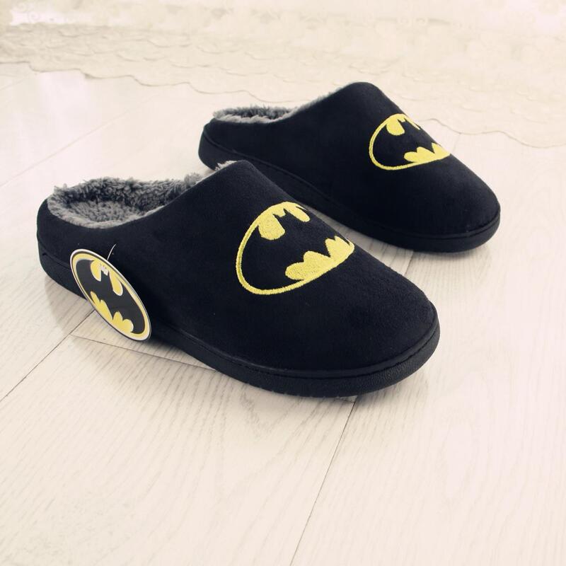 Original Marvel Batman Couple's Indoor Thick-Soled Non-Slip Waterproof Home Slippers for Men and Women, Handmade Cotton Shoes for Postpartum Use Original Marvel Batman Couple's Indoor Thick-Soled Non-Slip Waterproof Home Slippers for Men and Women, Handmade Cotton Shoes for Postpartum Use