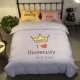Cotton bốn mảnh đặc biệt 1,8m giường đôi lưới màu đỏ trải chăn 1,5 mét giường bốn mảnh gió