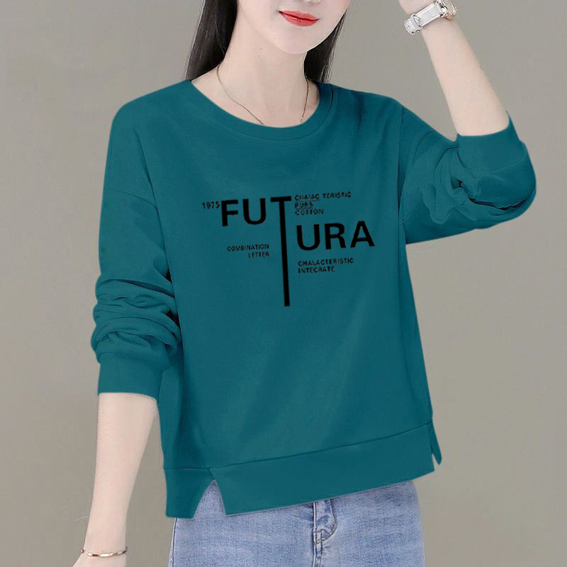 100% Pure Cotton White Short Long-Sleeved T-Shirt Top for Women, Spring and Autumn 2025 New Style, Petite High-Waisted Loose Base Shirt 100% Pure Cotton White Short Long-Sleeved T-Shirt Top for Women, Spring and Autumn 2025 New Style, Petite High-Waisted Loose Base Shirt