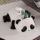 Коробка для салфеток Panda tissue box насосная коробка гостиная журнальный столик пульт дистанционного управления многофункциональное хранилище бытовая высококачественная креативная коробка для салфеток mini 1
