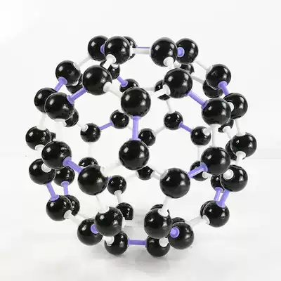 Carbon 60 crystal structure model J3120 fullerene C60 football ENE molecule 32006 chemistry teaching instrument