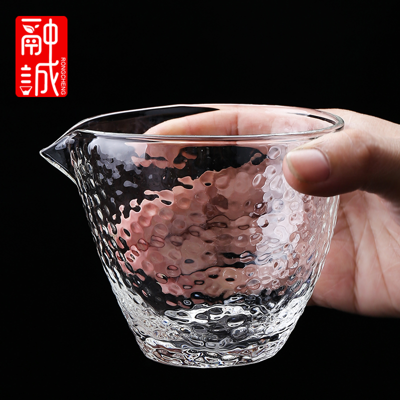 Melting fair cheng glass tea set tea sea tea ware thickening heat large kung fu tea accessories points the teapot