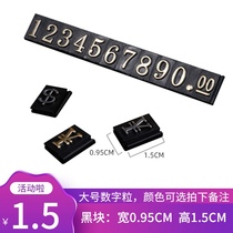 Lei price brand seat price brand digital grain drawing gold display brand red wine leather bag price signature supermarket price code grain jewelry table card Hong Kong dollar number can be customized P2