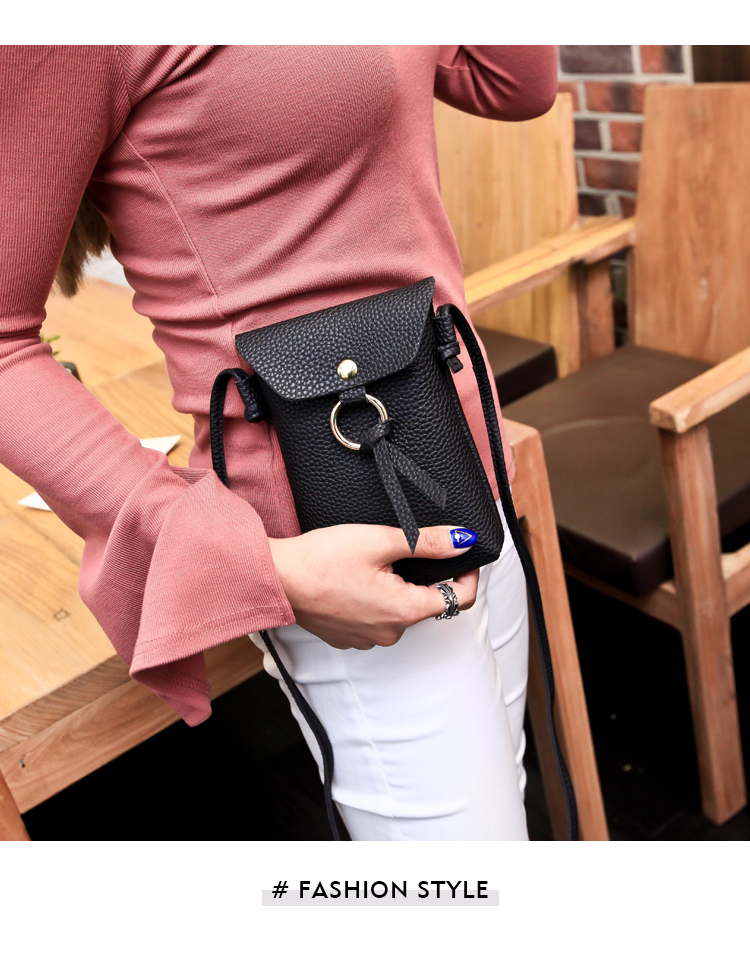 Đồng xu ví mini túi màn hình lớn điện thoại di động nhà máy sản xuất bao bì bán buôn chợ đêm cung cấp nguồn túi đeo vai Messenger túi túi đeo chéo nữ da mềm