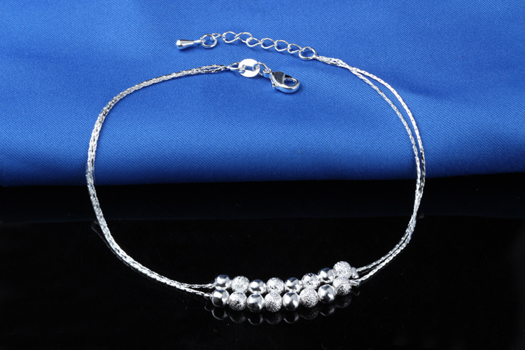Bracelet de cheville Femme OTHER   en Argenterie - Ref 3101393 Image 5