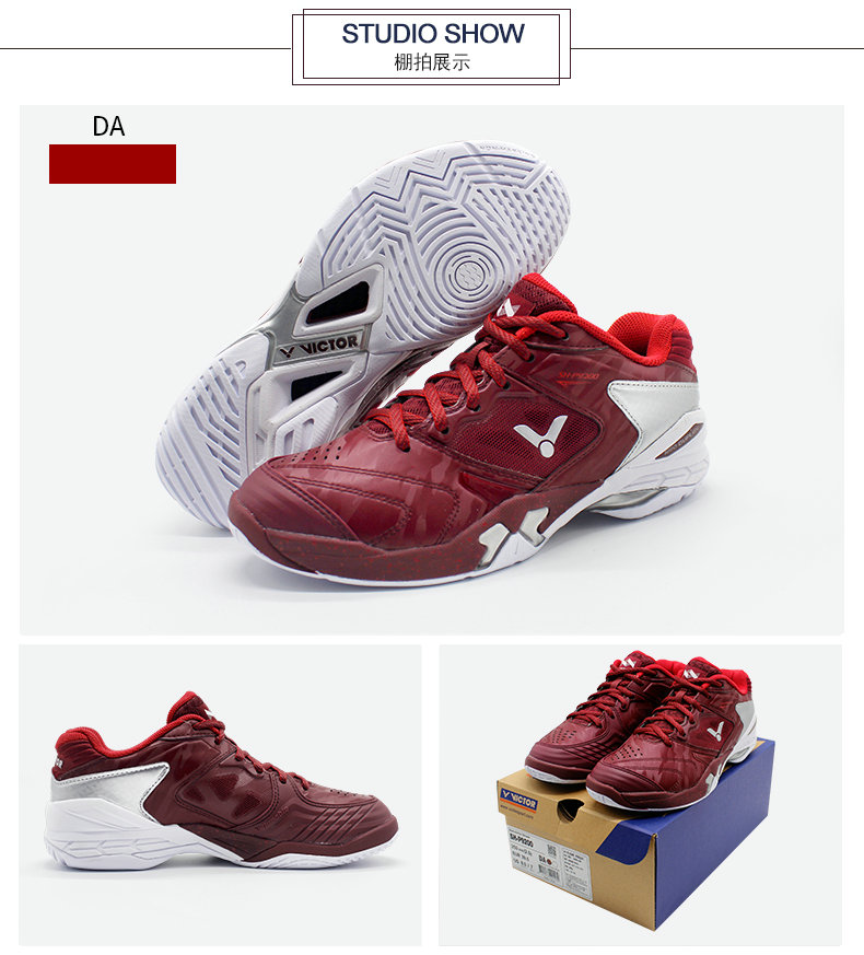 New VICTOR victory badminton shoes P85109200DX FX DA Victor breathable men and women