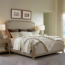 American solid wood bed double bed Master Bedroom 1 5 meters simple light luxury bed 1 8 Economical wedding bed factory direct sales