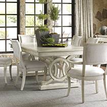 American country solid wood dining table white oak dining table and chair combination white old table rectangular custom dining table