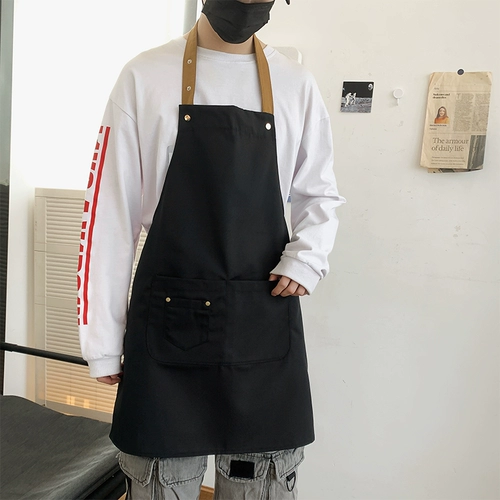 Японский кофейный фартук для маникюра для ресниц подходит для мужчин и женщин для работы, делается под заказ