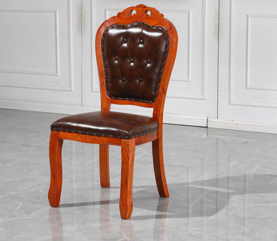 Hotel Dining Chair Bag Dining Room Dining Room Banquet Solid Wood Iron Art Fire Pot Shop High Leaning Back Chair New Chinese Custom Hotel Chair