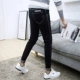 Mùa hè đen kéo dài chín điểm quần jeans nam phiên bản Hàn Quốc của quần tu luyện 9 điểm chân quần thủy triều nam mỏng phần quần nam - Quần jean áo nam đẹp