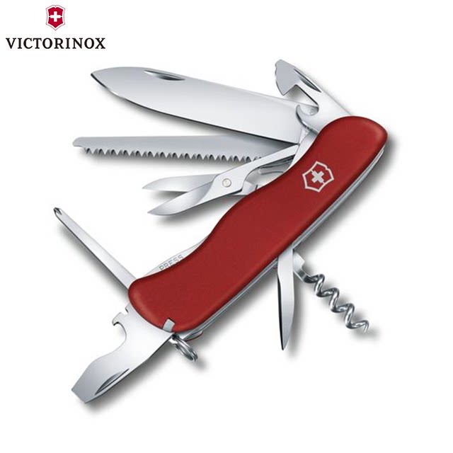 ດັ້ງເດີມ Victorinox Swiss Army Knife 111mm new version of Scout 0.8513 multifunctional folding Swiss knife