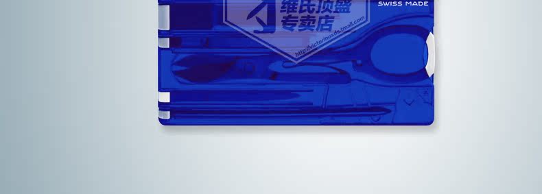 Dao chính hãng quân đội Thụy Sĩ chính hãng Vickers dao quân đội 0,7122.t2 (màu xanh trong suốt) dao đa năng dao Thụy Sĩ dao gấp mini