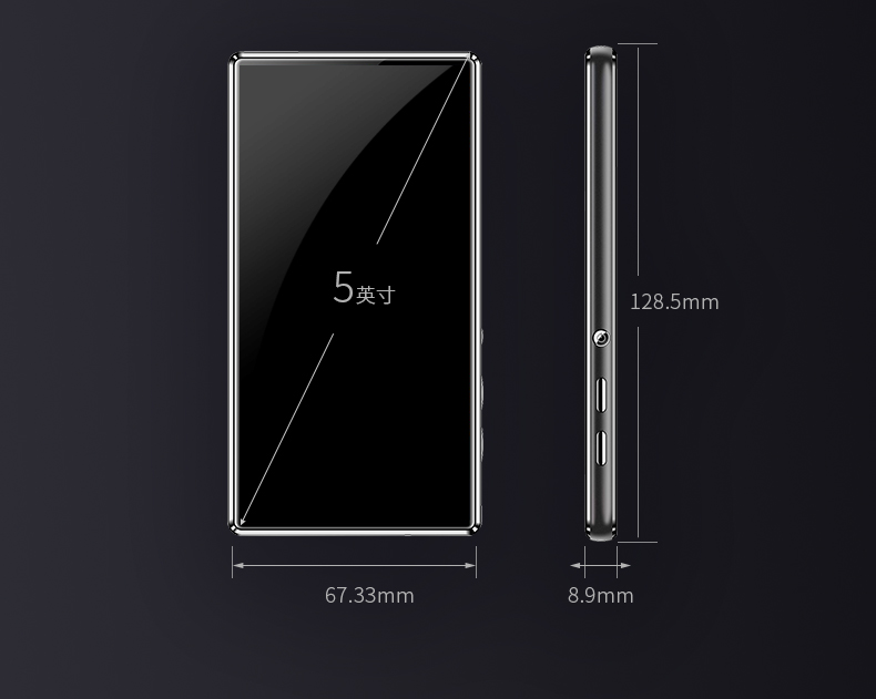 may chieu Newman MP5 player toàn màn hình cảm ứng màn hình MP4mp6 máy nghe nhạc video 5 inch Sinh viên Walkman - Trình phát TV thông minh bộ tiếp sóng wifi