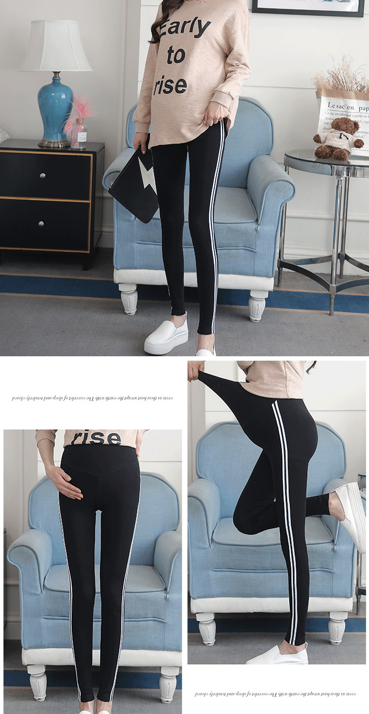 Quần bà bầu mùa thu mỏng mặc quần legging thủy triều mẹ mang thai mùa xuân và mùa thu 2018 quan ao bau