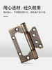 304 Stainless Steel Double Hinge, No Slotting Required, Silent Bearing, Thickened 4inch 5inch Hinge for Bedroom Doors, Wooden Doors, and Room Doors