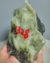 Natural Nanyang Dushan jade rough stone 1328g carved rough stone