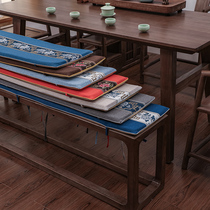 Chinese mahogany bench cushion tea table long stool cushion bench bench bench chair card seat change shoe stool soft bag cushion