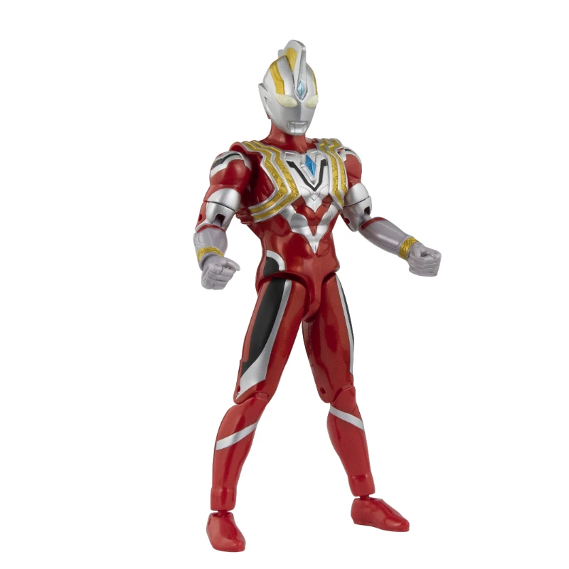 Bandai, Ultra, мощная подвижная Ультрамен Тига, мини-фигурка для мальчиков, премиум версия