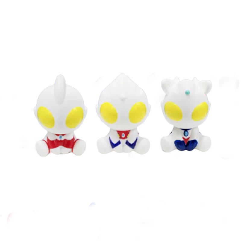 Плюшевая кукла Bandai Ultraman Tiga из мягкой резины, игрушка, антистресс