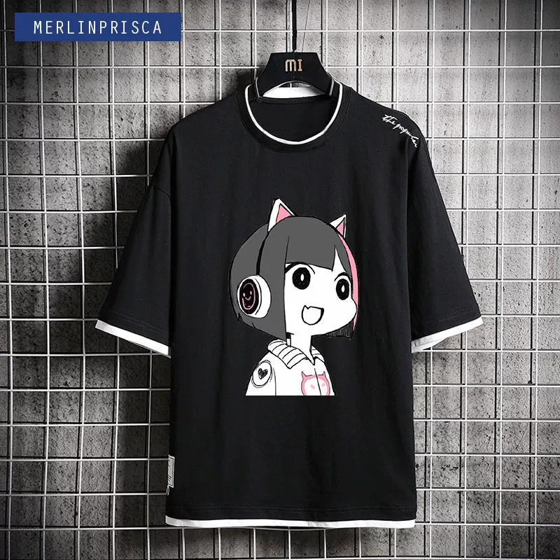 NEKO Электронная музыка мобильные игры Музыкальный мир Cytus 2 берет молодых парней и девушек футболки с коротким рукавом
