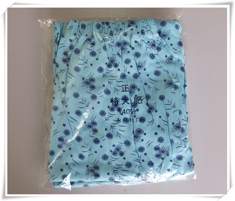 Quần dài của phụ nữ một mảnh bằng cotton Mẹ trung niên cộng với phân bón XL Quần cotton cũ ấm eo cao chạm đáy quần giữ nhiệt nam thể thao