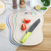 Wheat straw non-slip antibacterial cutting board Auxiliary food cutting board Household double-sided cutting board Fruit plastic thin plate mildew