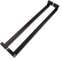 Stainless steel glass door handle handle custom photo