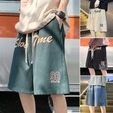 Летние тонкие брендовые спортивные баскетбольные шорты, пляжные штаны для отдыха, в американском стиле, большой размер