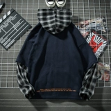 Осенняя толстовка, лонгслив с капюшоном для отдыха для влюбленных, куртка, в корейском стиле