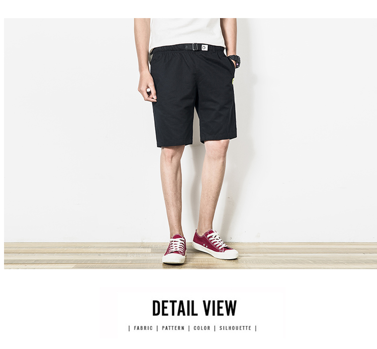 Mùa hè mỏng phần thêu quần giản dị mùa hè xu hướng quần thể thao năm điểm quần short nam rộng quần nam quần jean nam rách