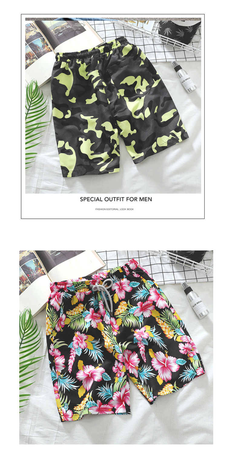 Quần short nam 5 quần mùa hè quần âu nam phiên bản Hàn Quốc của quần đi biển hè quần thể thao quần ngắn