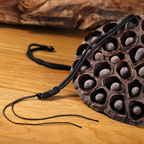 Lanyard Jade jade pendant rope Necklace Wolf tooth rope Adjustable hand-woven necklace rope Black rope for men and women