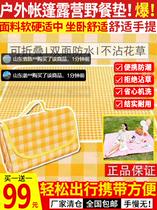 Jun Leap Fu Outdoor Waterproof Picnic Mat Portable Damp-proof Thickened Outdoor Tent Camping Ground Mat-Countryside Cushions