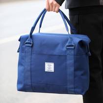 Yoga containing bag Luggage Clothing Collection Bag Hand Single Shoulder Bag Set Pull Rod Travel Abroad Boarding Bag Waterproof Tourist Bag