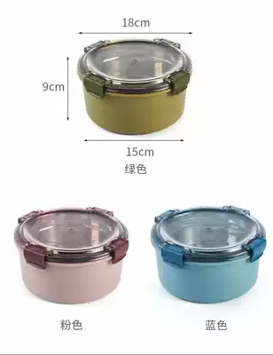 Food Grade 304 lunch box stainless steel office worker student style Penguin bubble noodle bowl dormitory cute blue cartoon