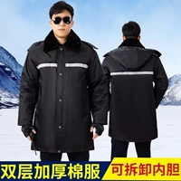 (Обратно) [много -функция] безопасная хлопковая пальто сгущенная средняя длинная модель