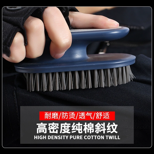 Хлопковый износостойкий демисезонный комбинезон, увеличенная толщина, защита от ожогов