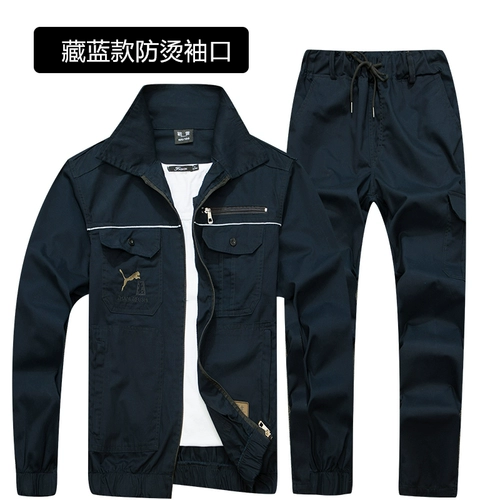 Летний износостойкий хлопковый тонкий камуфляжный комбинезон, защита от ожогов